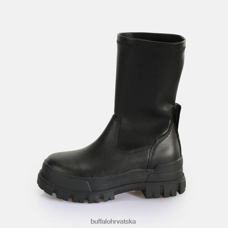 crno Buffalo aspha sockboot čizma do srednjeg gležnja veganska |čizme TDD6T808